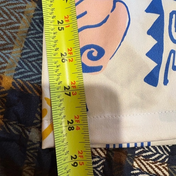 Peach brand Graffic Style wide leg pants women’s Medium NWT - Picture 10 of 11